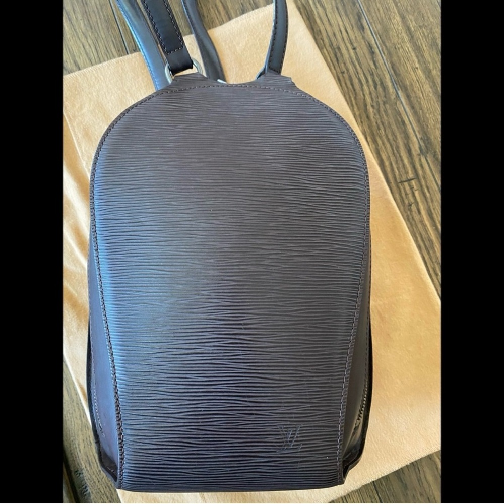 Louis Vuitton Mabillon brown epi leather backpack